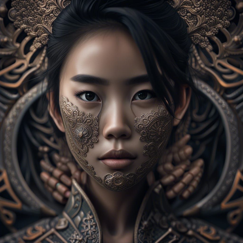 Beautiful asian girl - AI Generated Artwork - NightCafe Creator