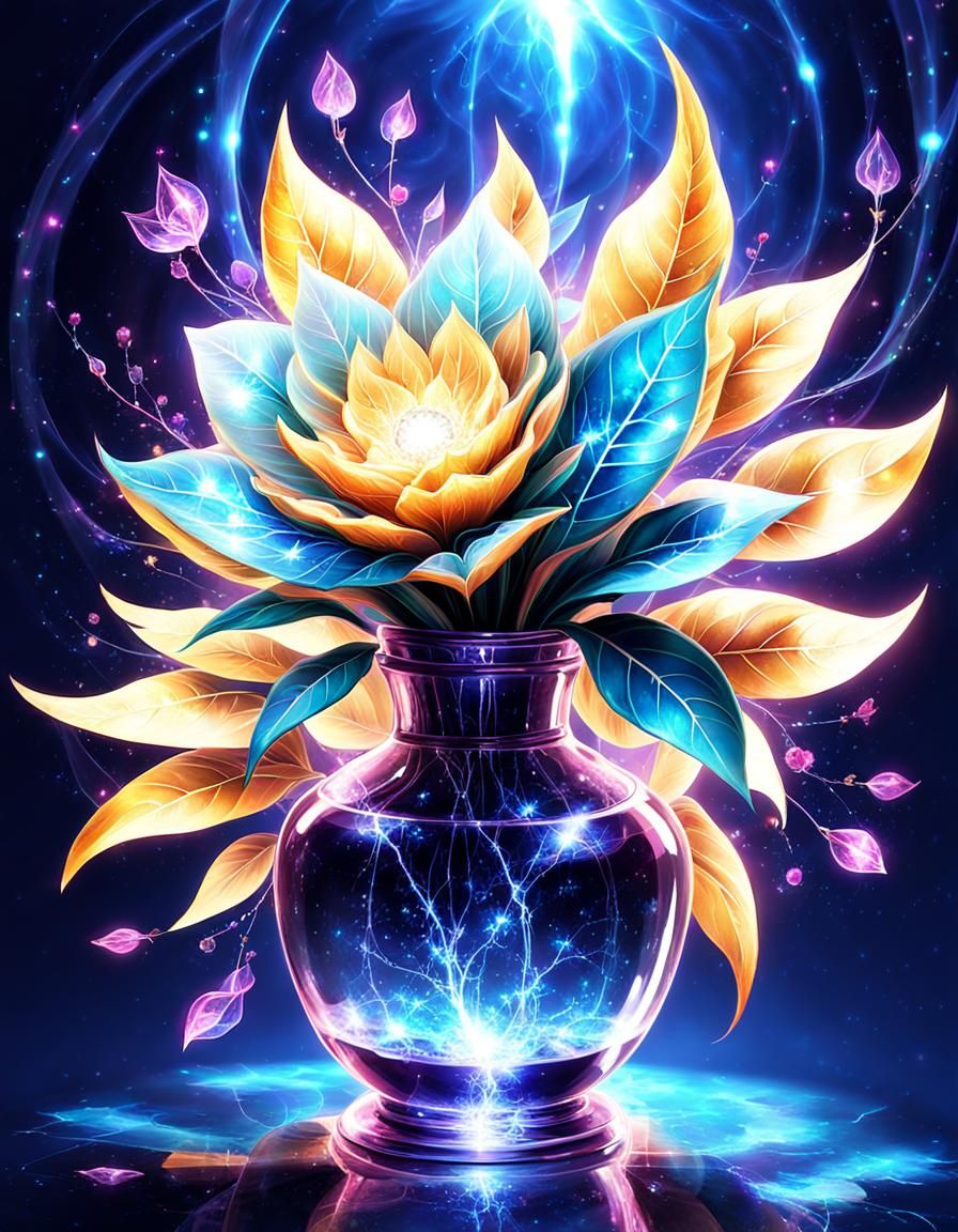 Glowing bright fantasy