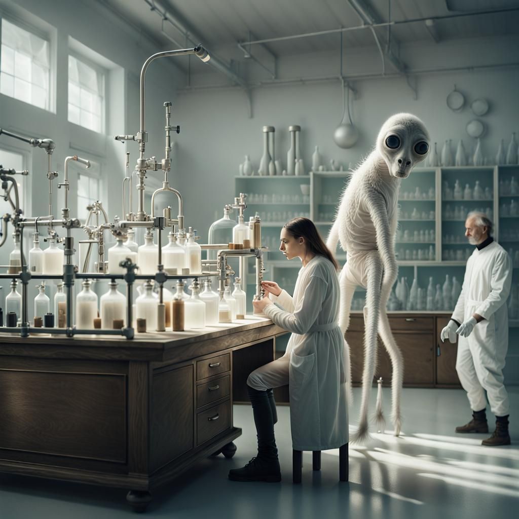 'bob'  looking around while humans work... +