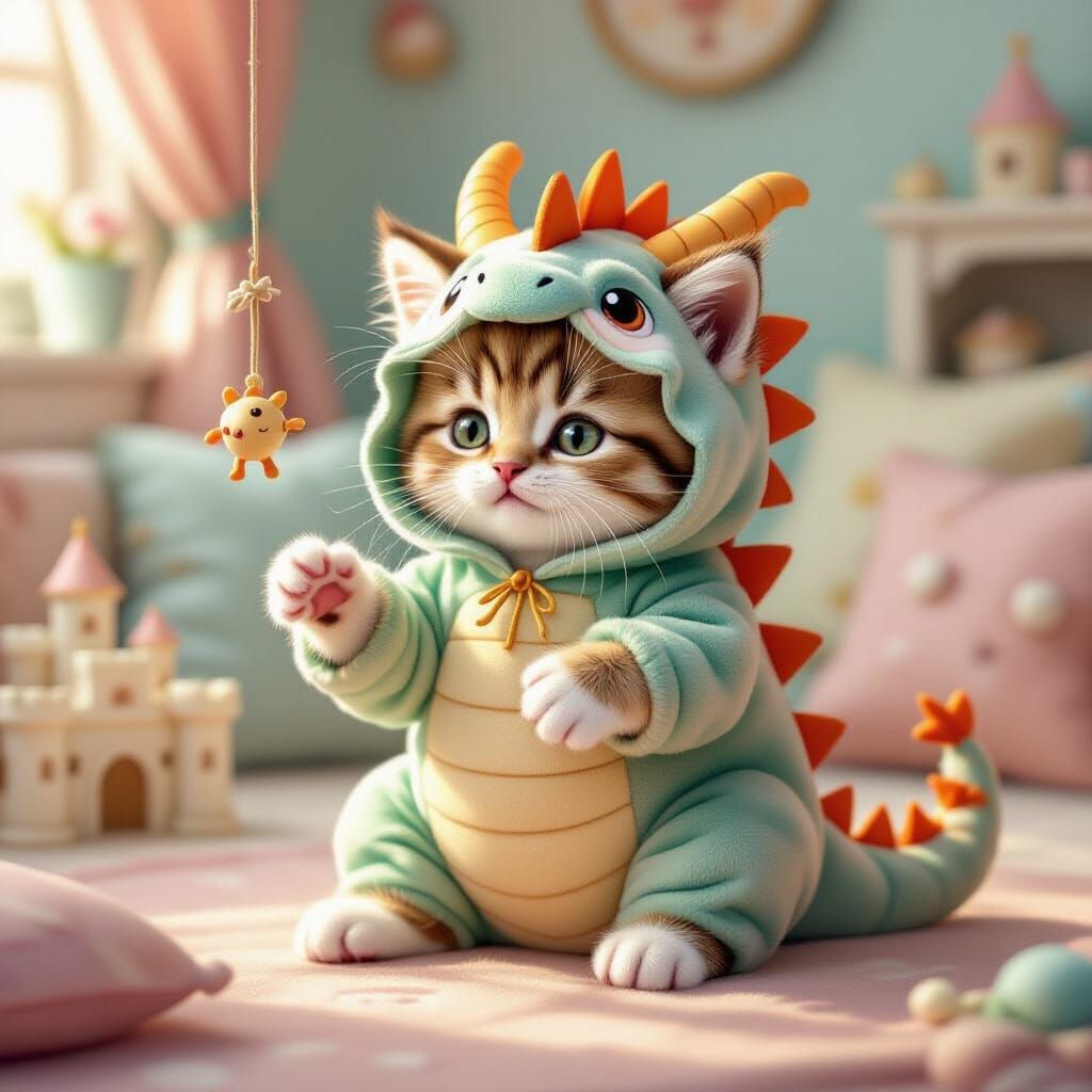 I'm a dragon roaaaar!  by @Trinetie