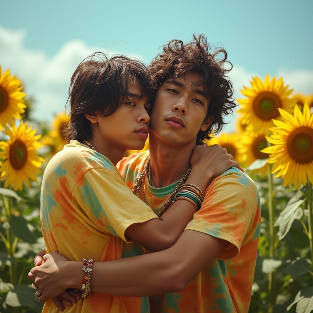 Best Friends - Field in Bloom