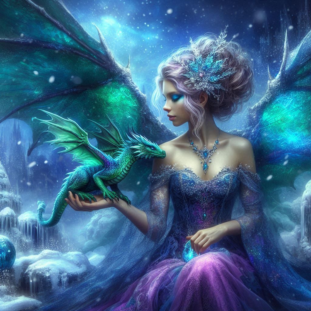 fairy and baby dragon