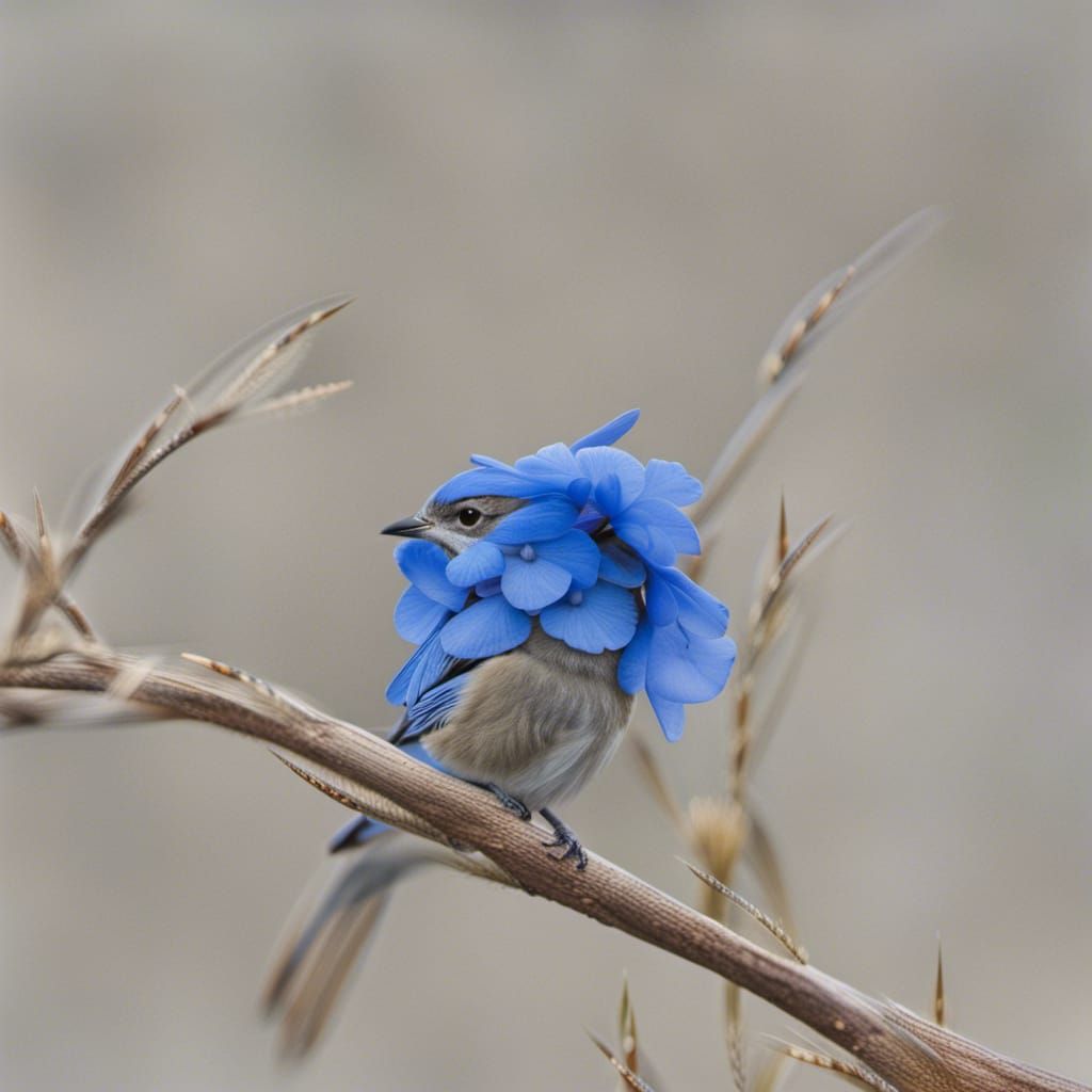 the colour blue