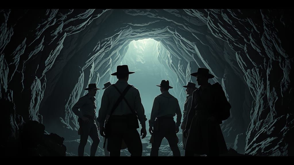 Gerald Brom long exposure, (The Cave Entrance to the World o...
