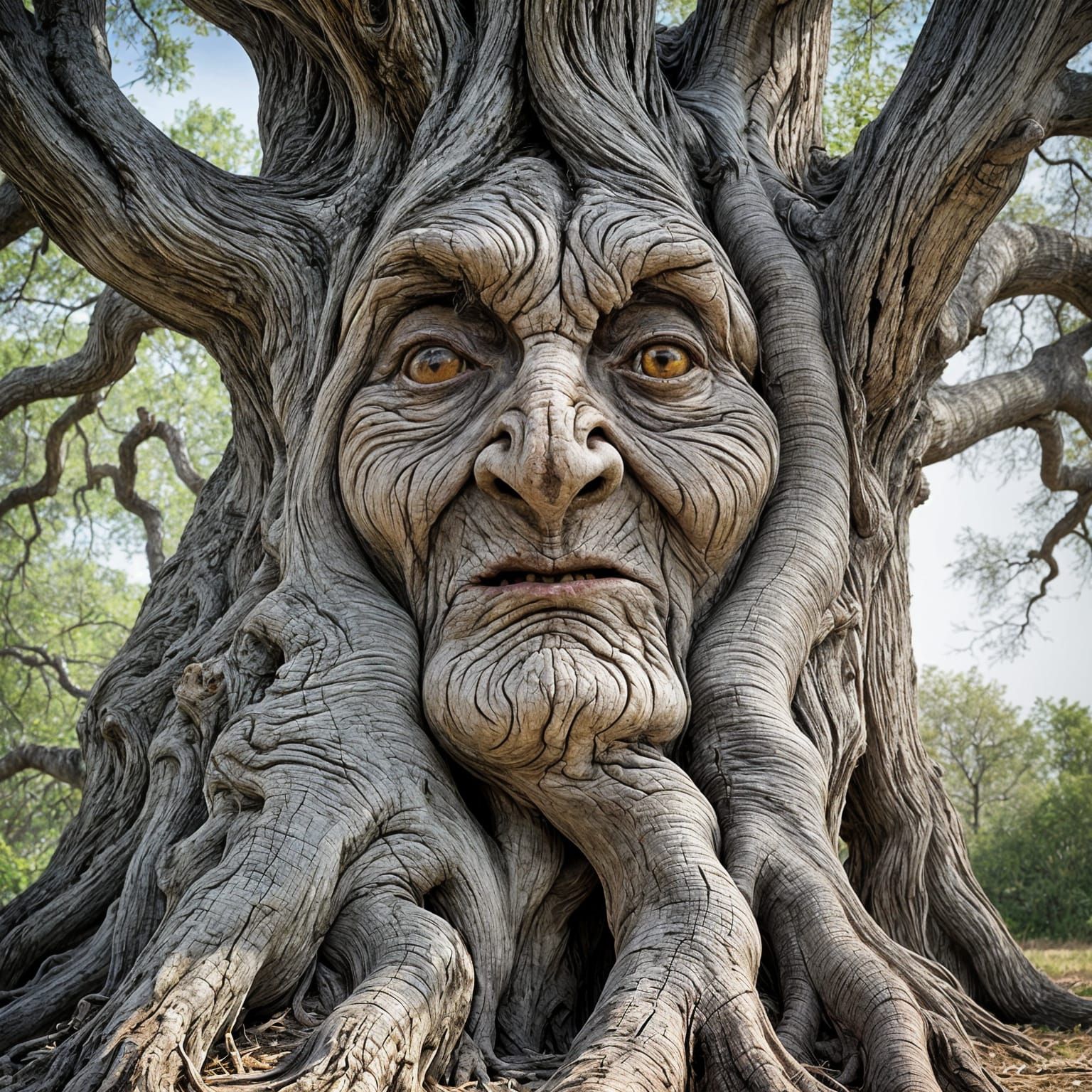 Wise Oak  by @Feathers