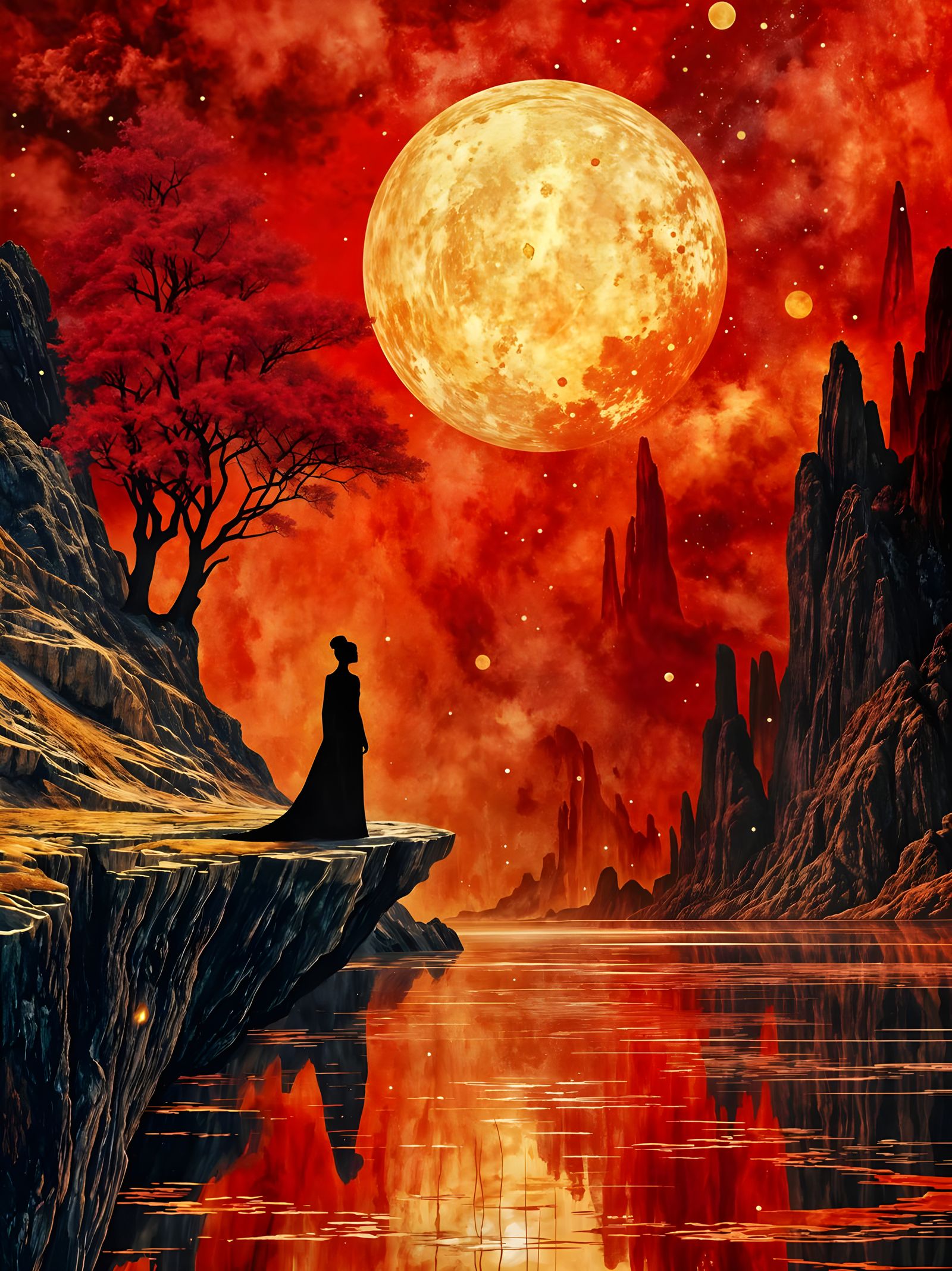 Her place among the stars  by @Nereids of AU