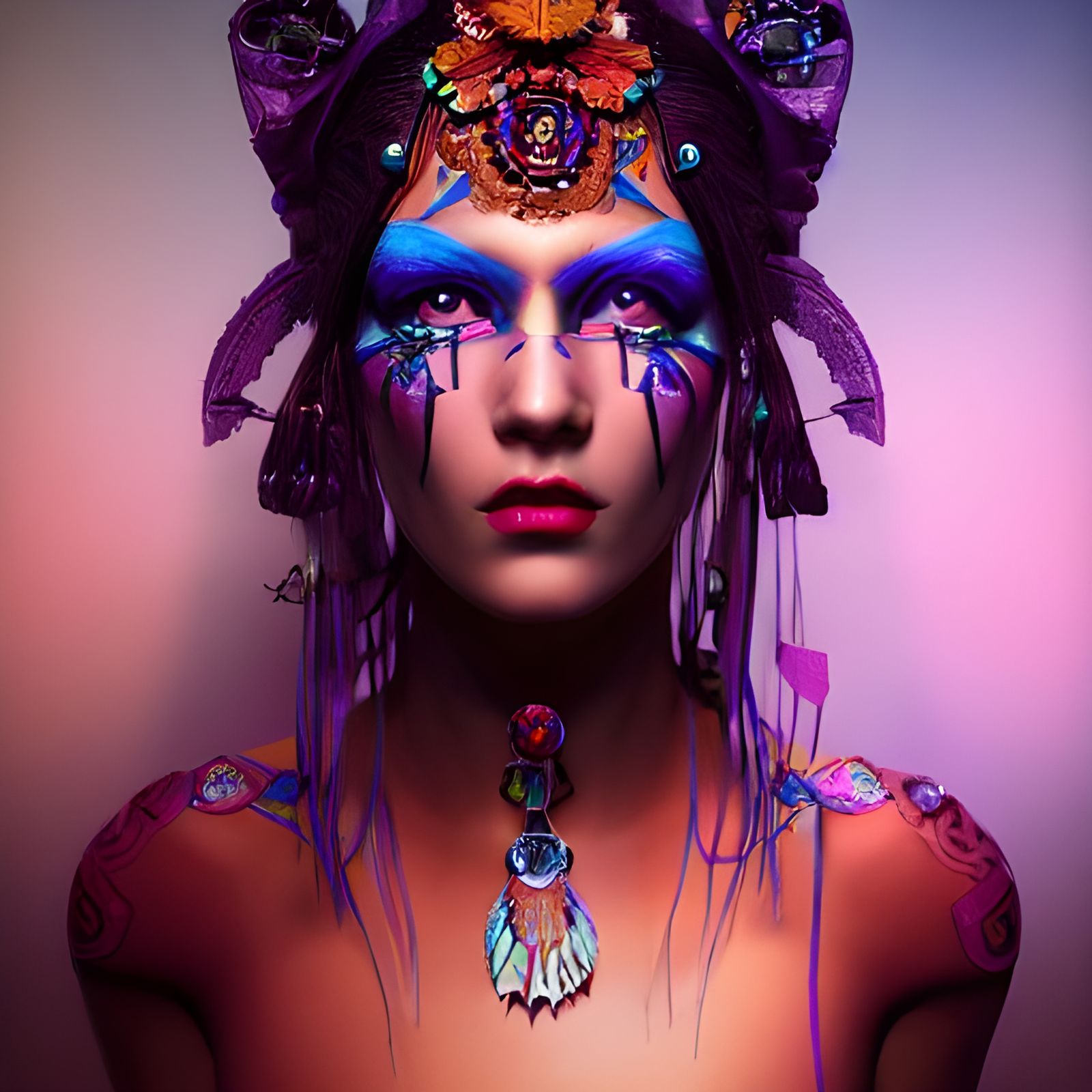 Dark portrait of a princess