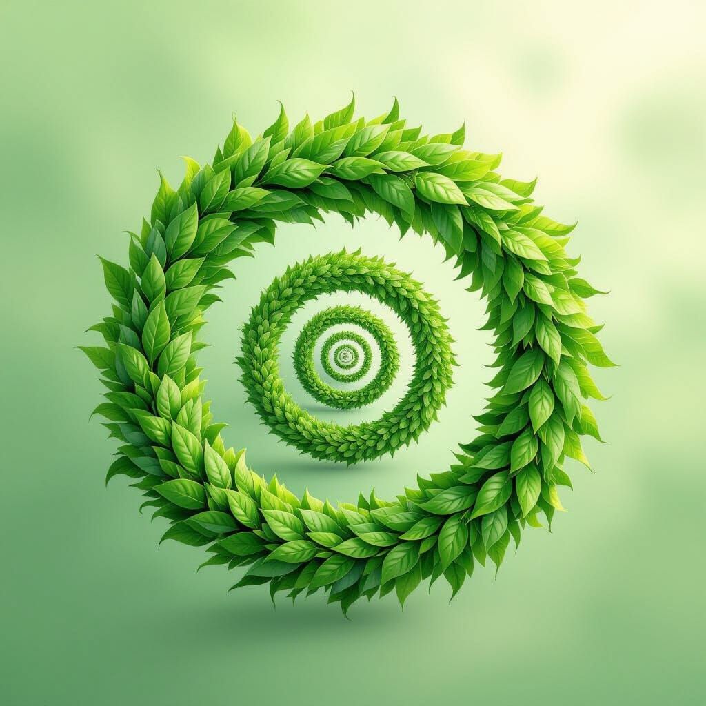 Nature's Fury: Swirling Winds and Leaves