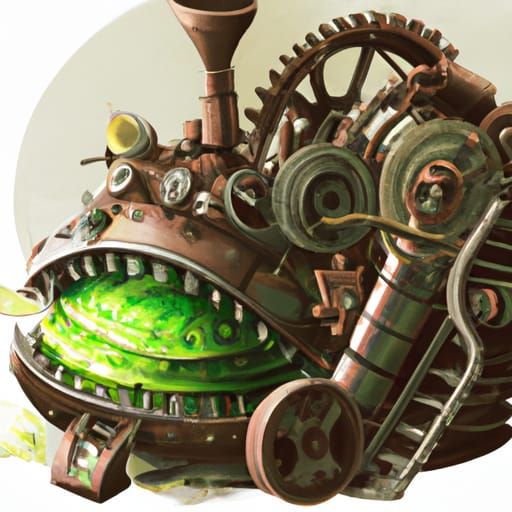Big cabbage with big teeth