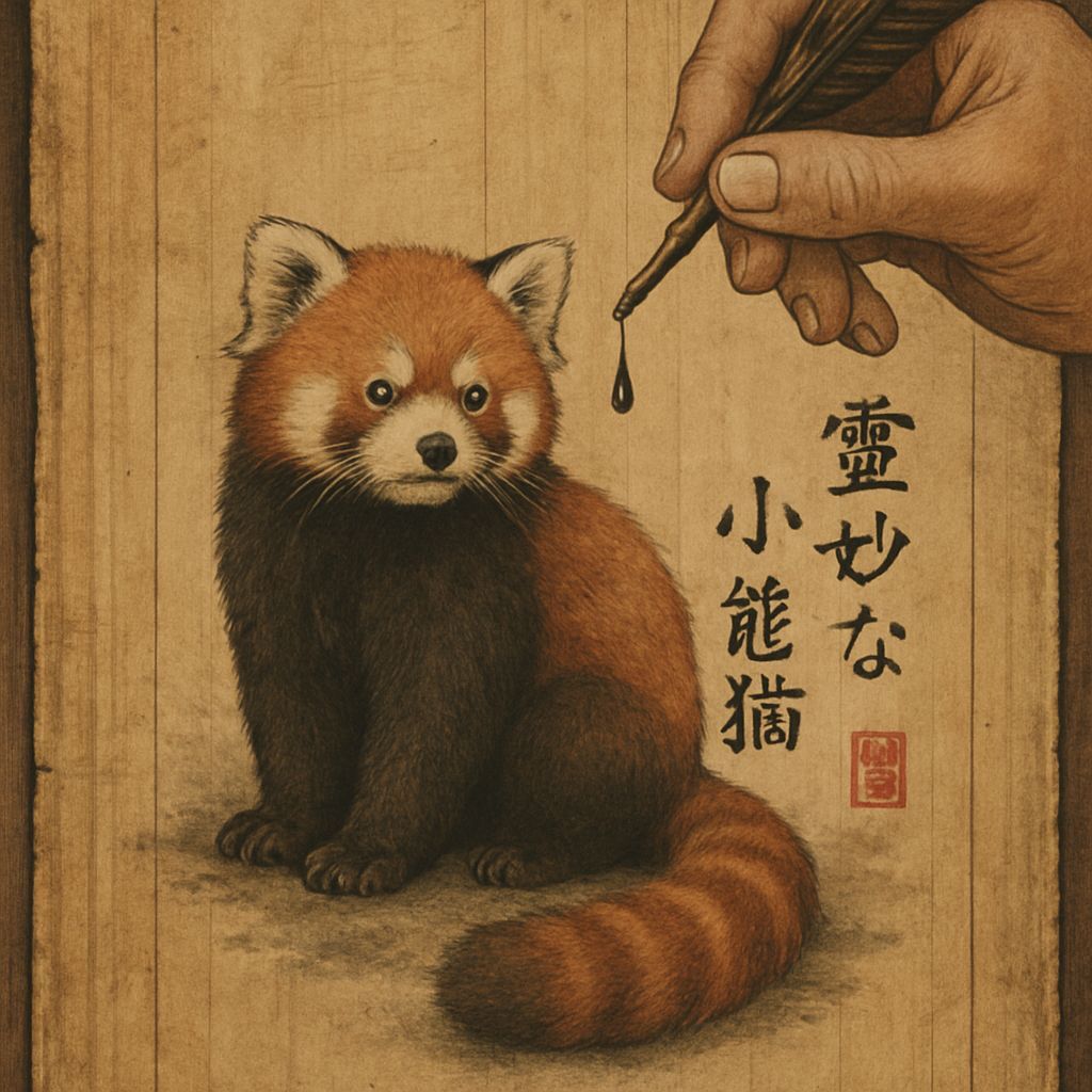 Japanese bamboo scroll  by @Sandi