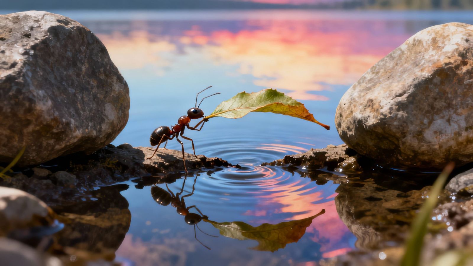 Tiny ant's tiny bridge  by @Pharaoh Julia