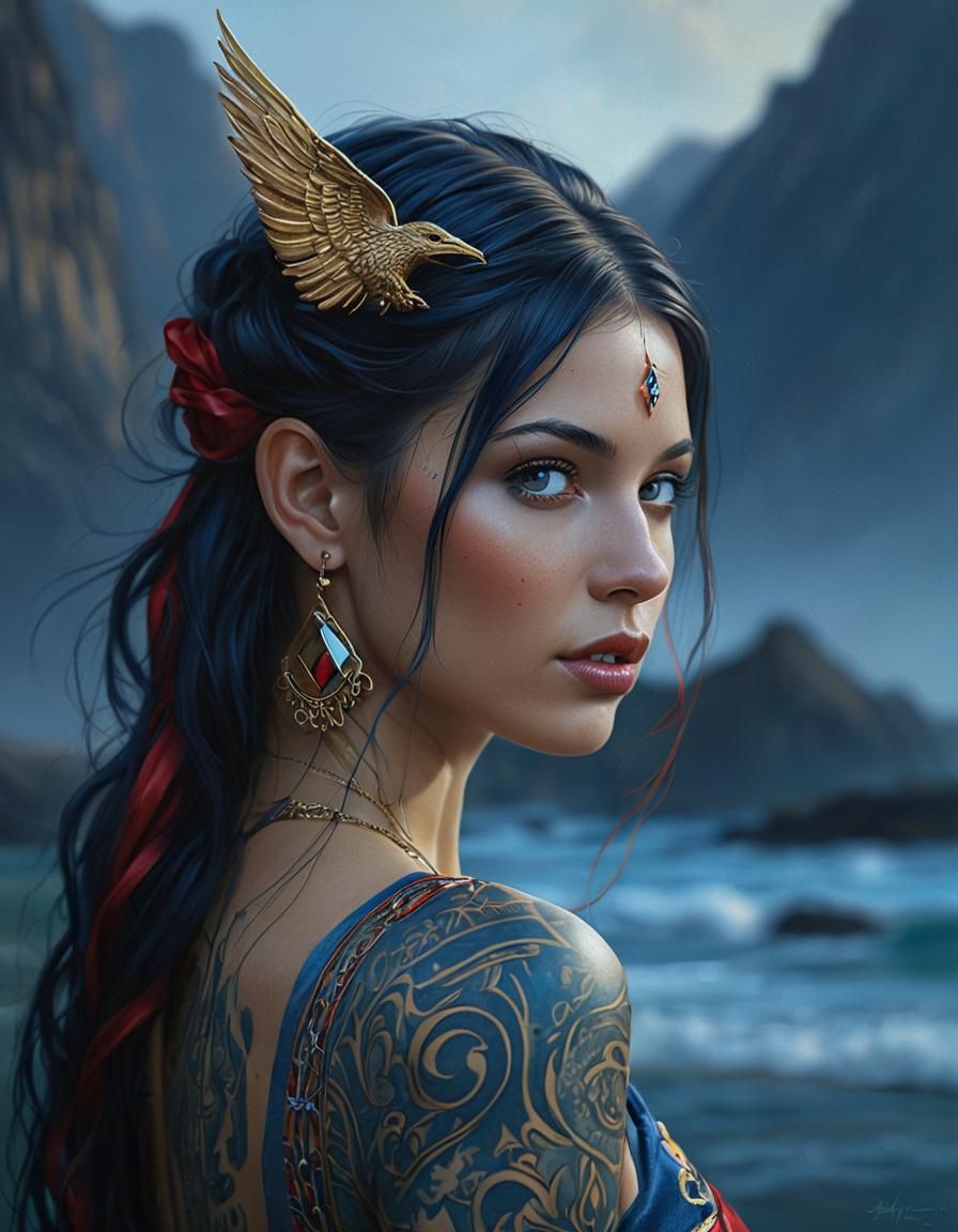 seaside AI Generated Artwork NightCafe Creator