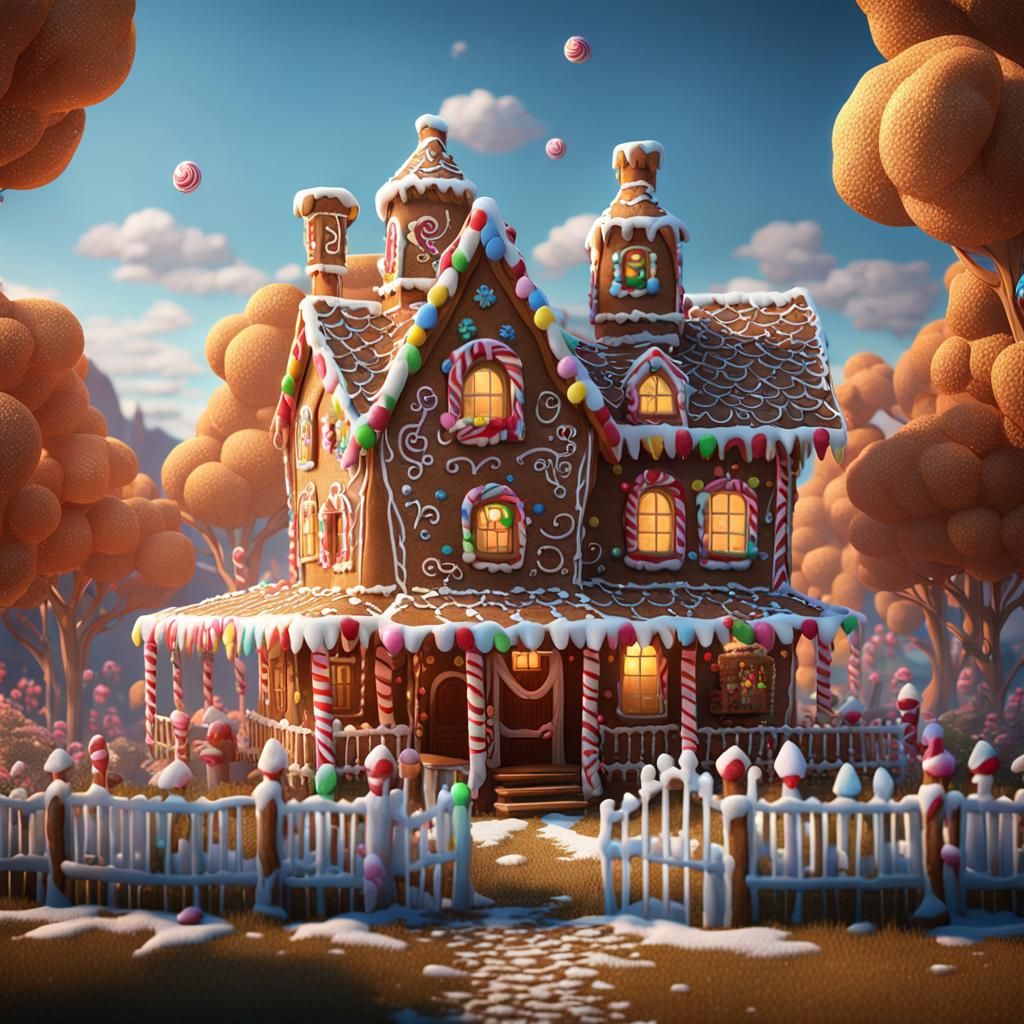 Gingerbread house  by @mcdonciii