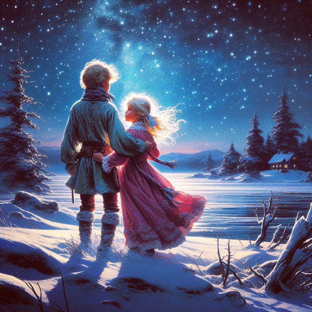 Under Skald’s Sky: Young Snowbound Hearts in Northern Night