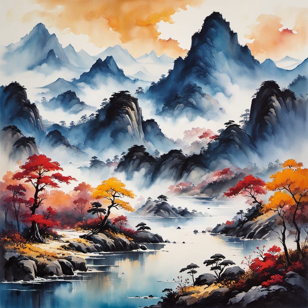 Landscape in China  by @Gokiburi