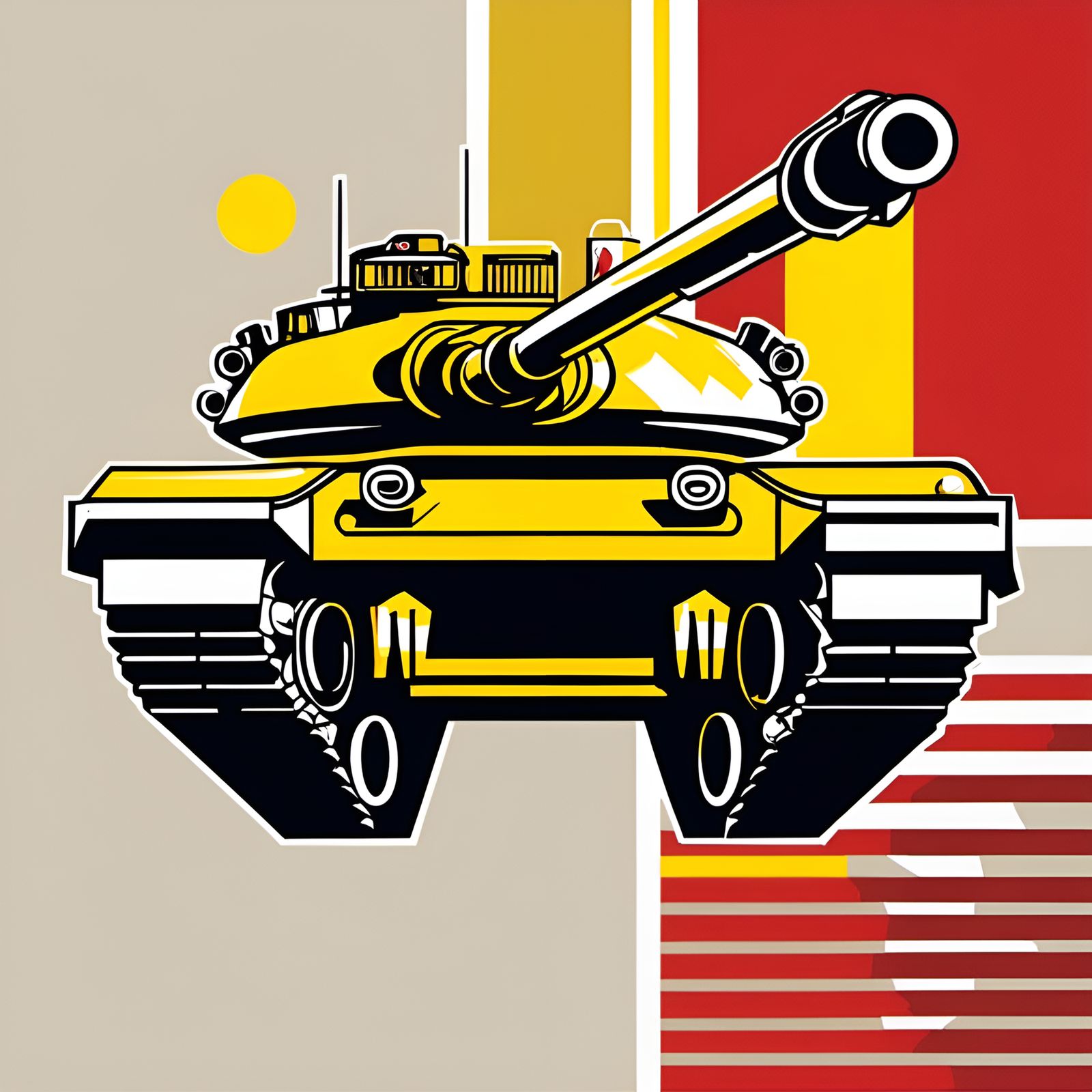 Tank by Roy Lichtenstein #2