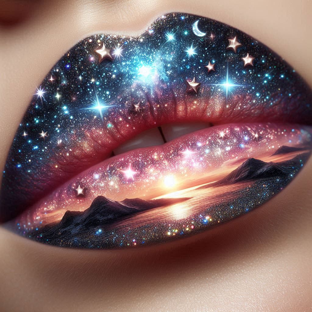 Starry Night Lips