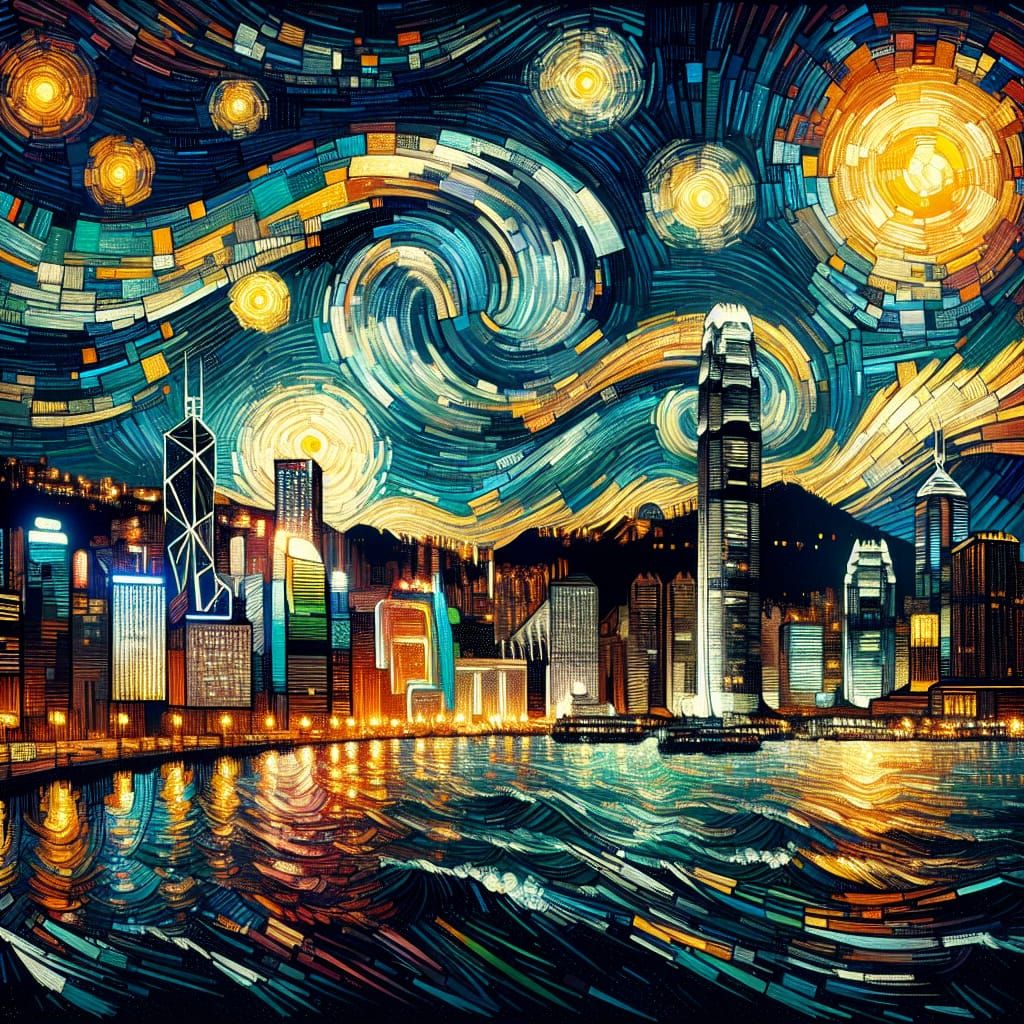Van Gogh for our times: Hong Kong