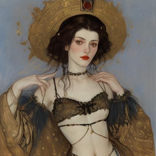 Another beautiful vampire in very interesting underwear 
By ...