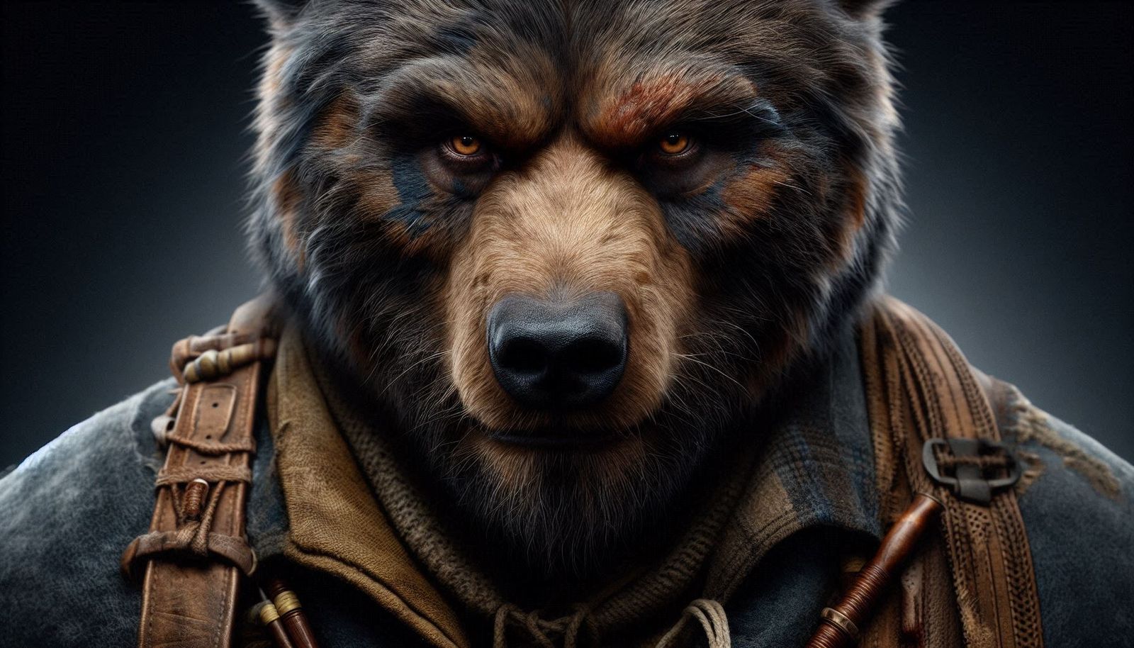 Bear. Man.