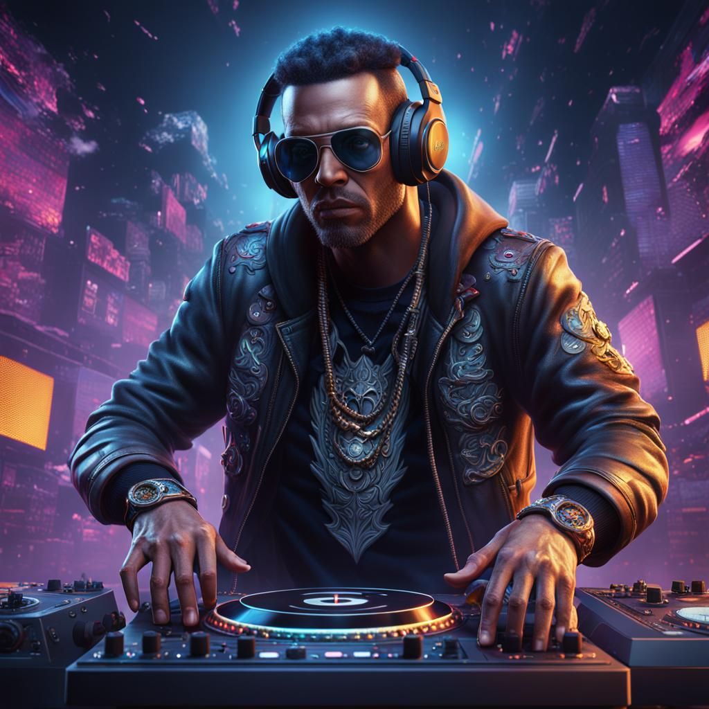 Male rocker DJ