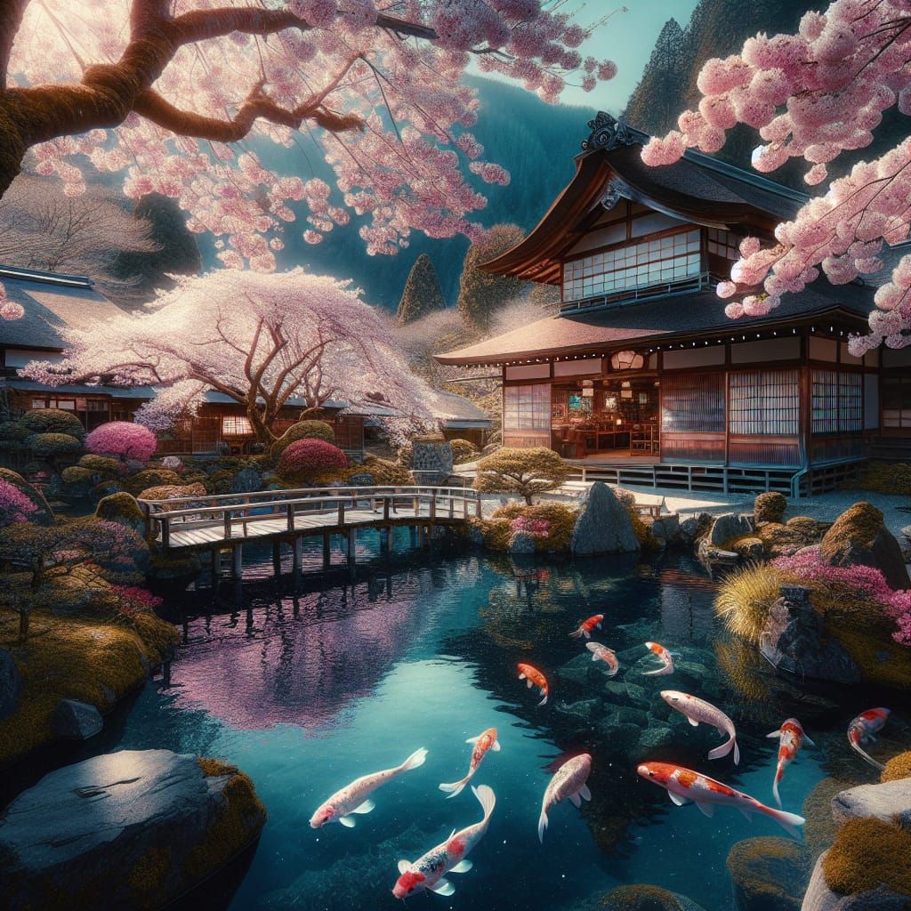 Japanese Garden  by @Glasswalker33