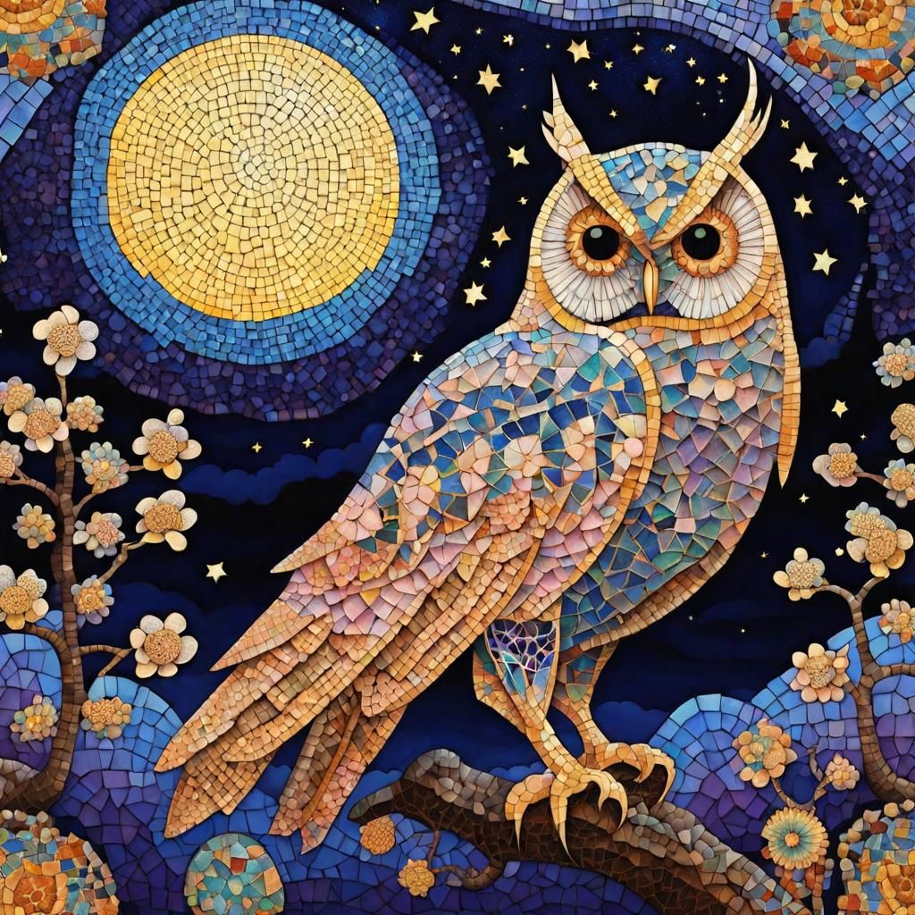 Owl - Mosaic
