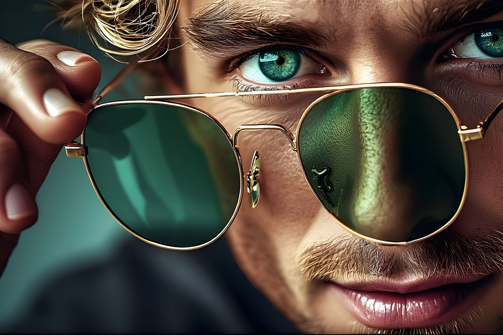 Oh it's you! Didn't recognise you with my Ray-Bans on!