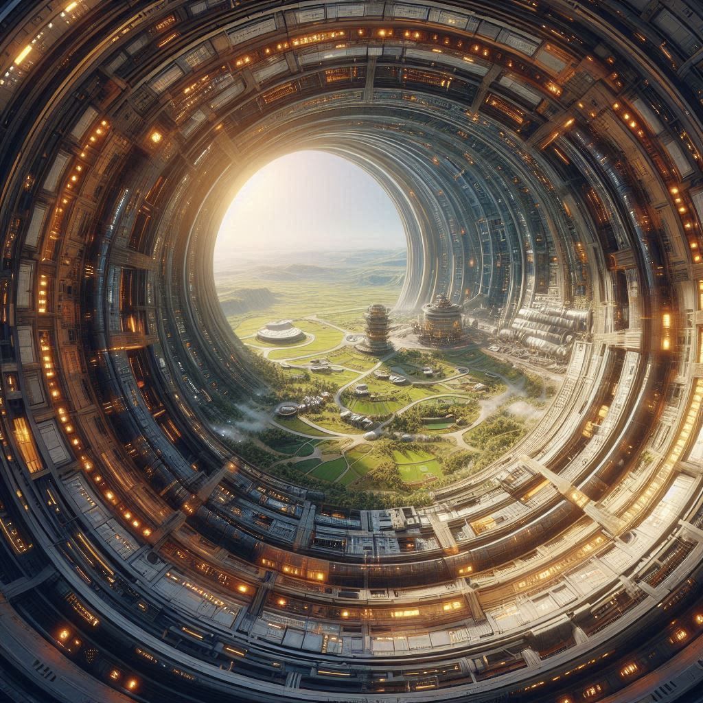 Skidbladnir II - O'neill cylinder-style space station