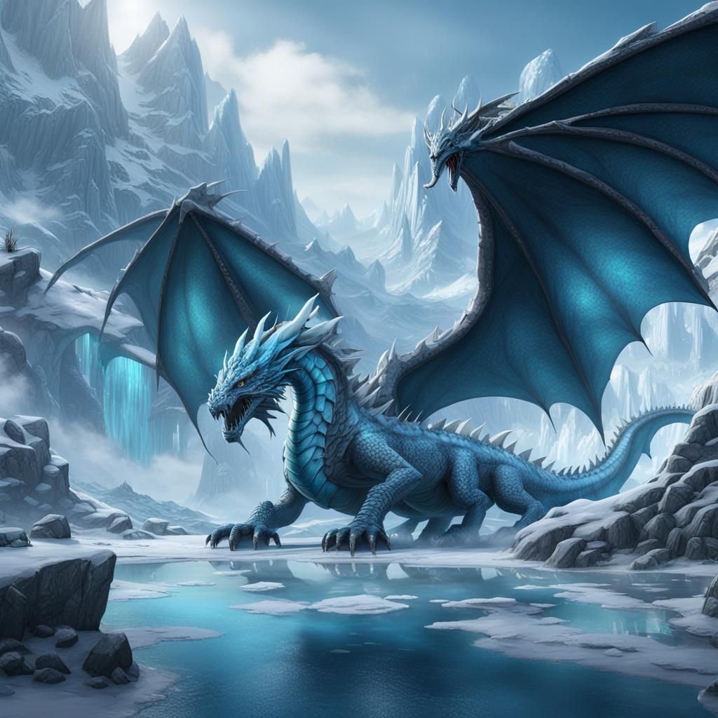 Ice dragon world