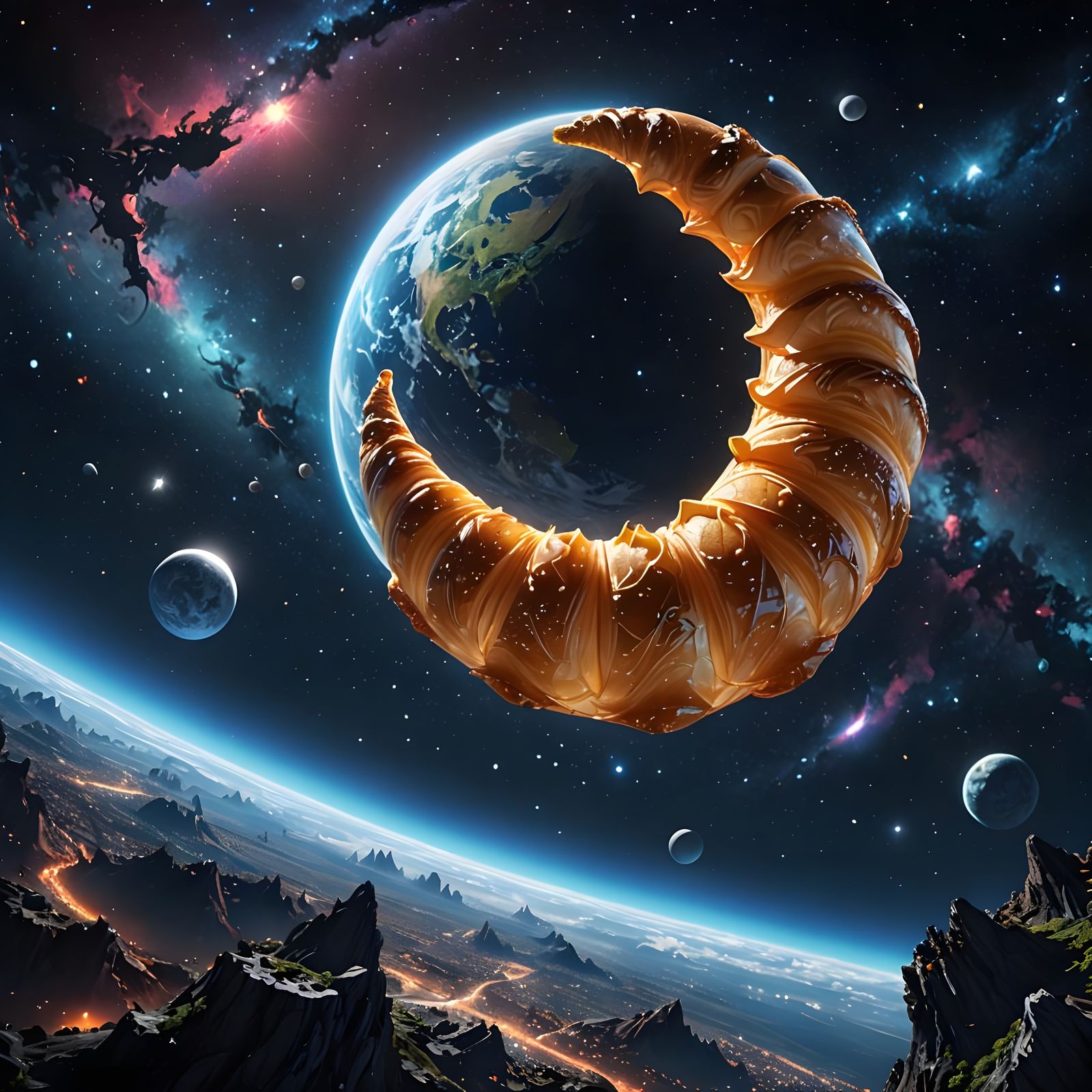 Moon Croissant  by @VERZ