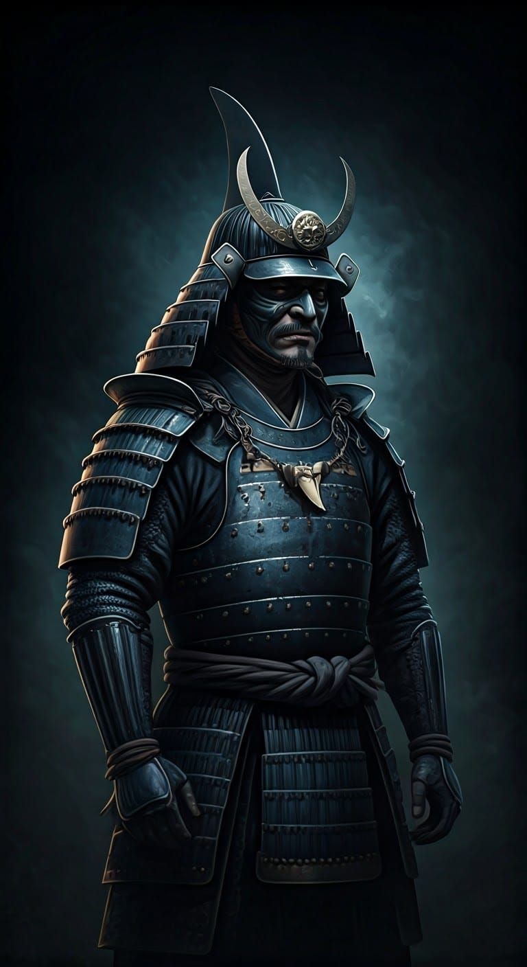 Samurai in Shark Fin Armor