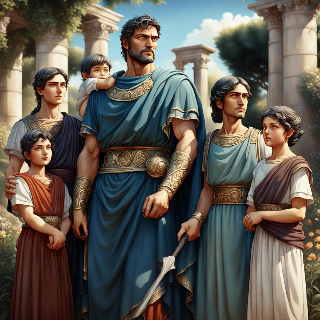 ancient classical look authentic accurate lifelike dignified...