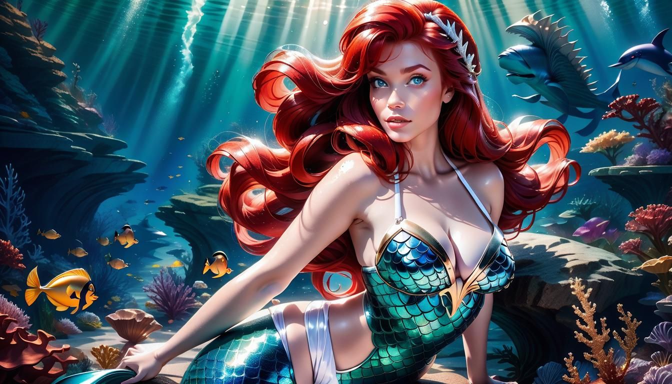 The Little Mermaid  by @Lady on Fire