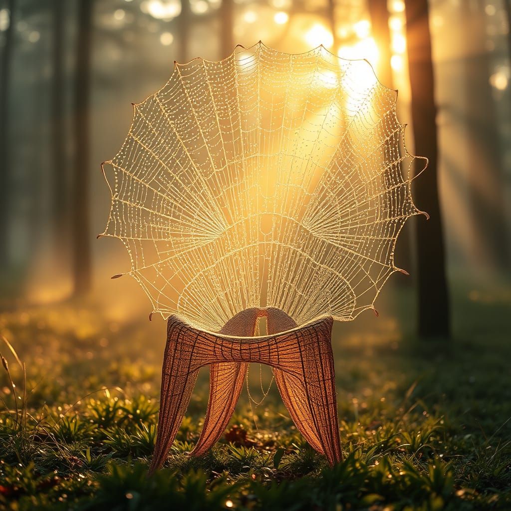 Spider silk chair