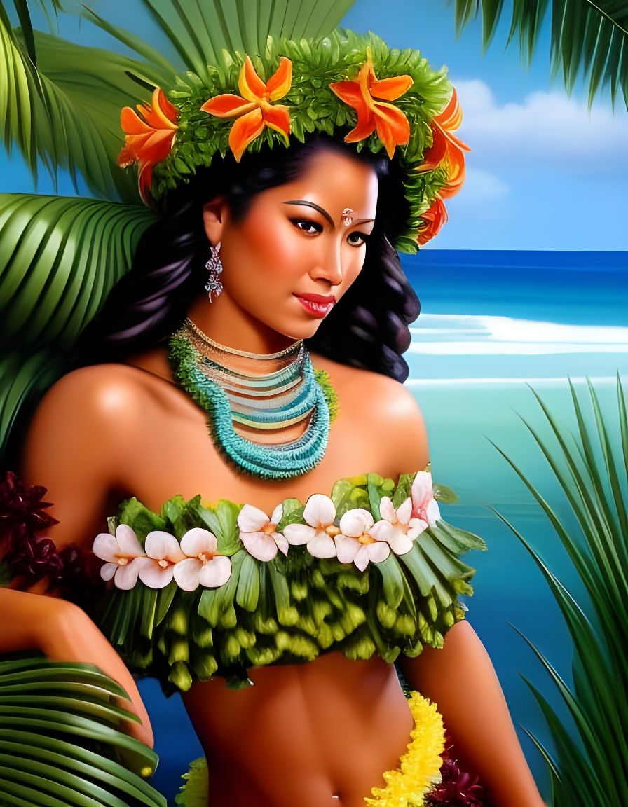 Hawaiian Hula Dancer   by @Flavius Vegetius