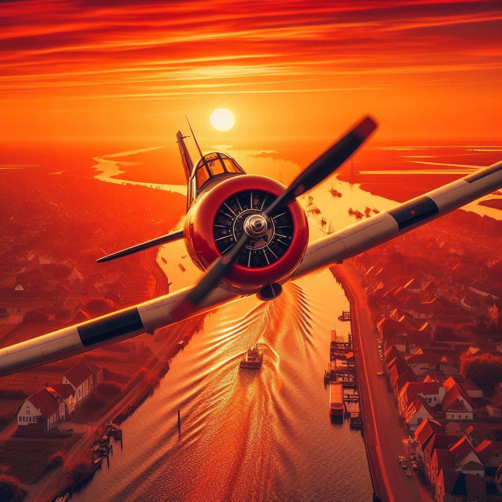 Mustang Fighter 🌄✨🛩️