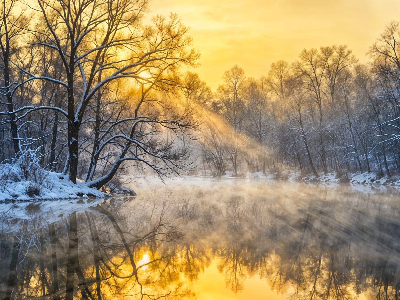 Forest In Winter Season  by @MKF Design MY