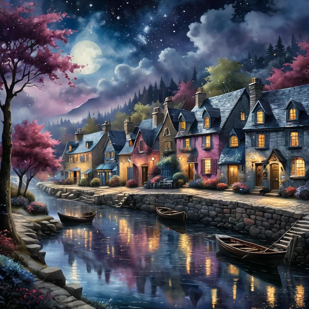 Charming little town  by @Simba_Nala