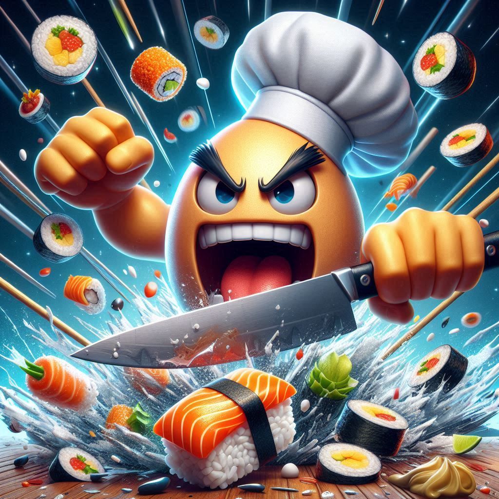 Angry Eggs - Sushi