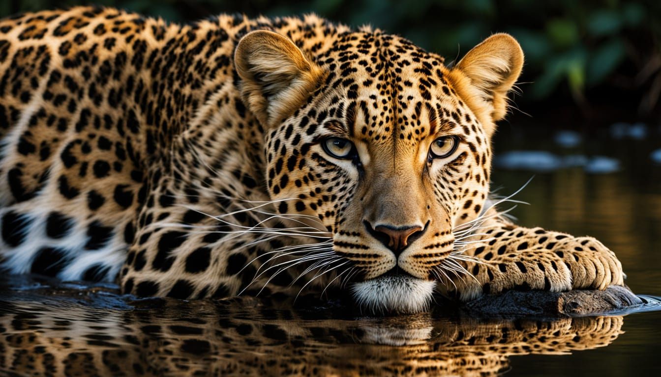Majestic Leopard  by @Textured Color