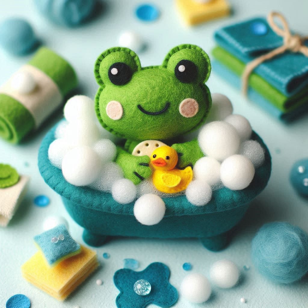 Bathtime Froggy