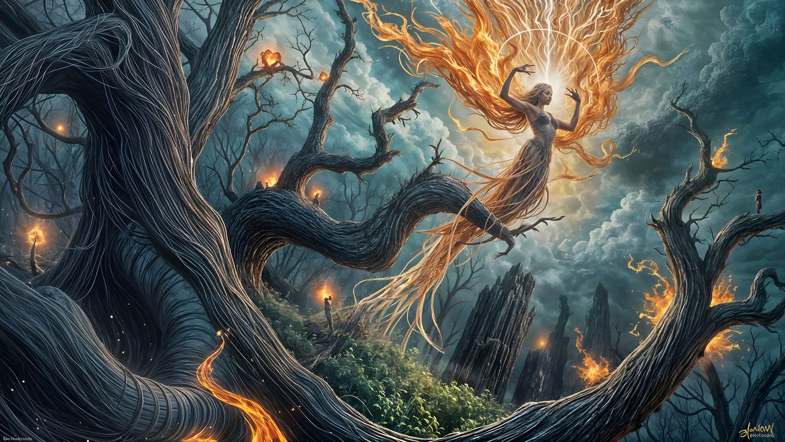 Love that Glows in Fiery Alignment  by @GunslingerT