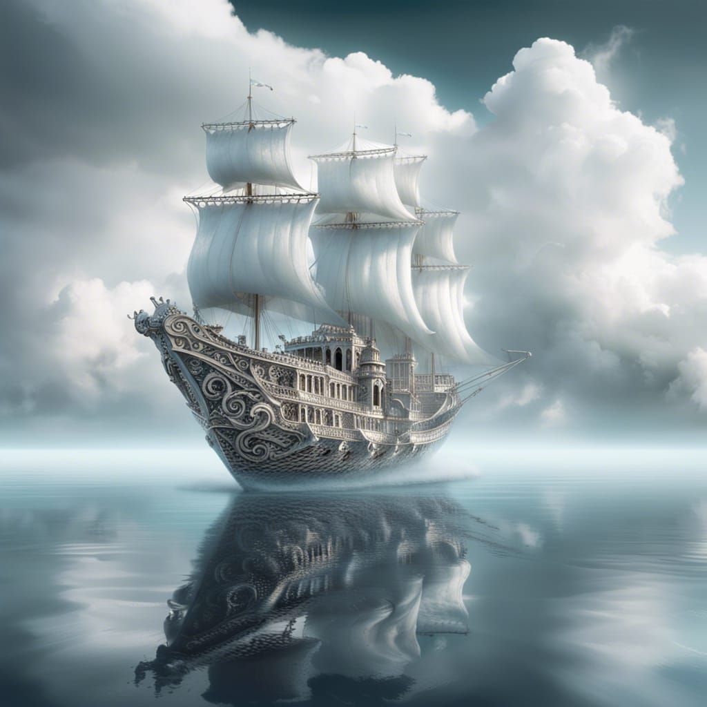 Ethereal boat on the water  by @Persie