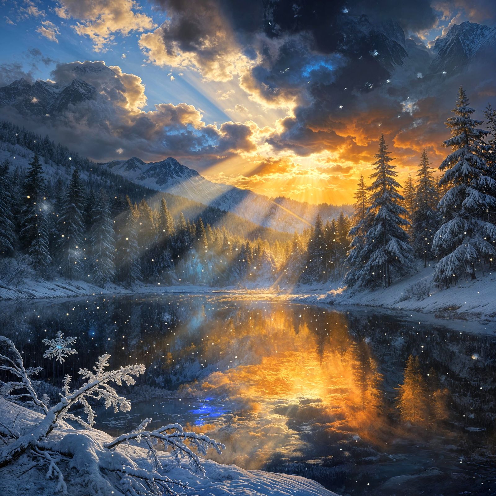 End of Day God Rays.  by @Haztac