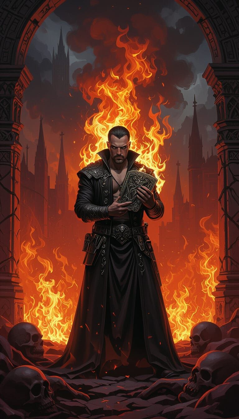 Man Defies Hell With Stolen Artifact in Dark Fantasy