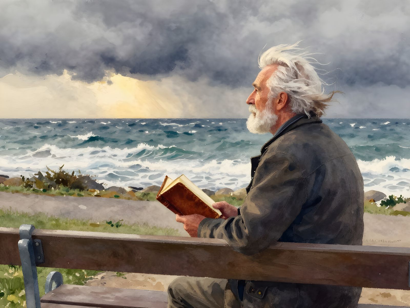 Holding the Ending Quietly  by @nafri