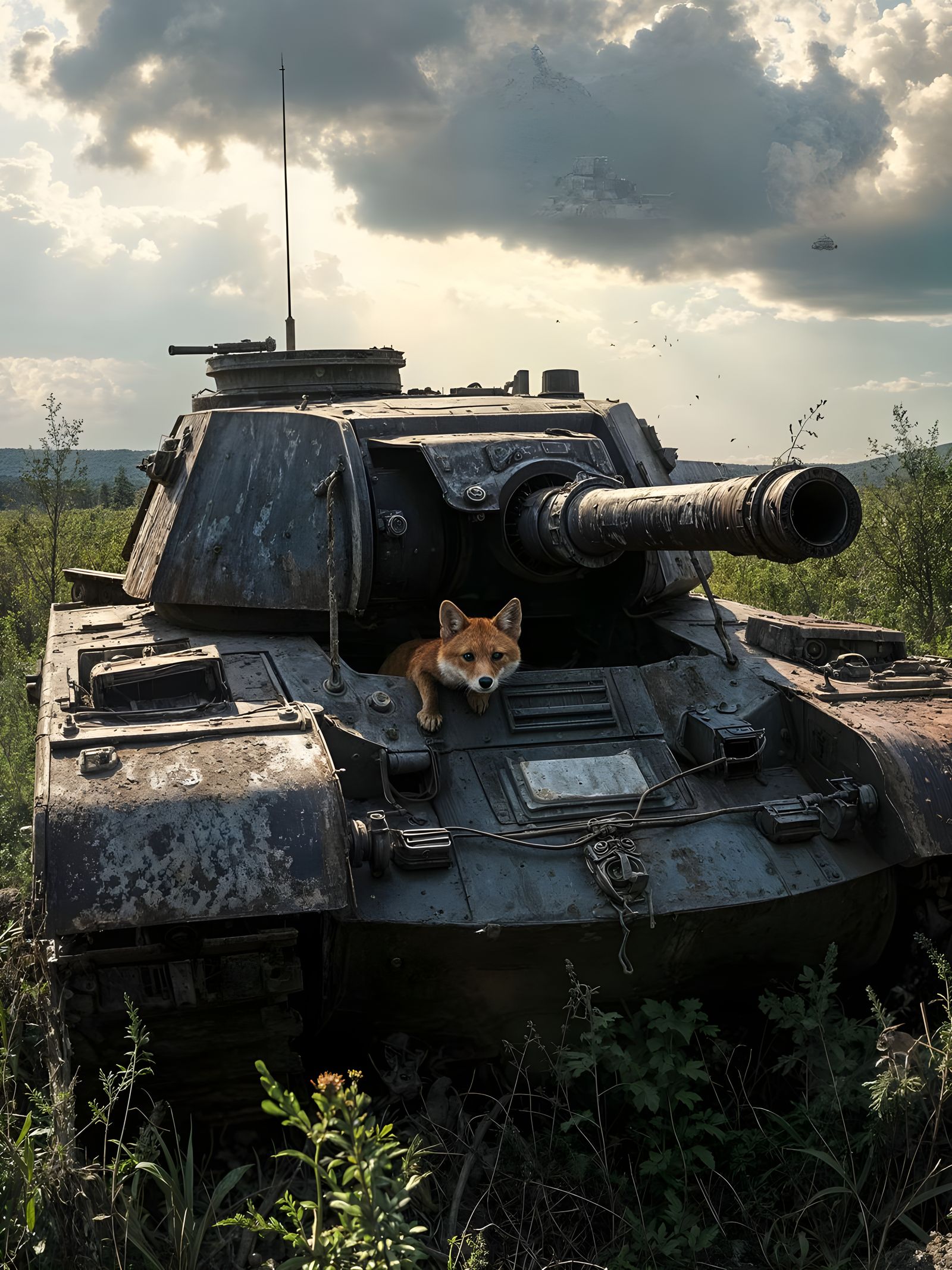 Derelict Tank 2  by @H0rati0