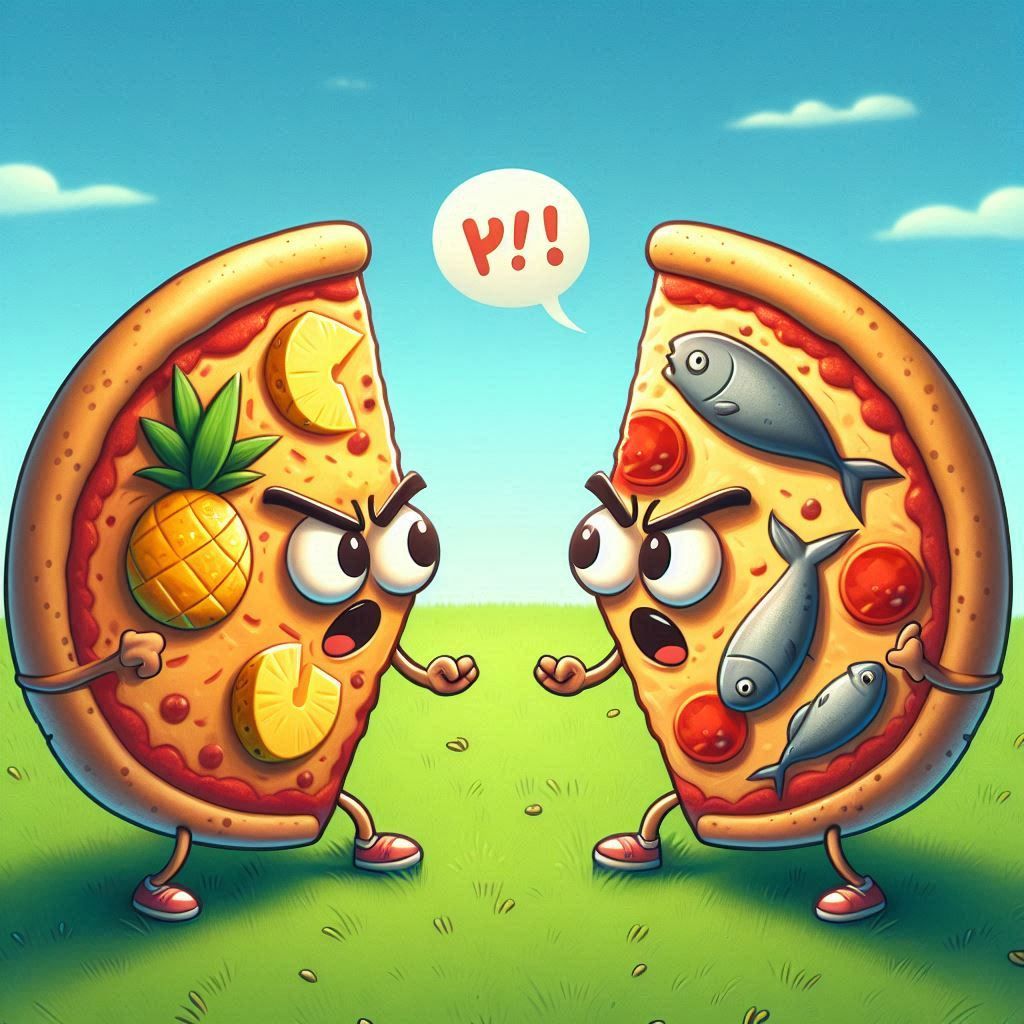 "Who you calling Weird-Toppings?" (3 images)