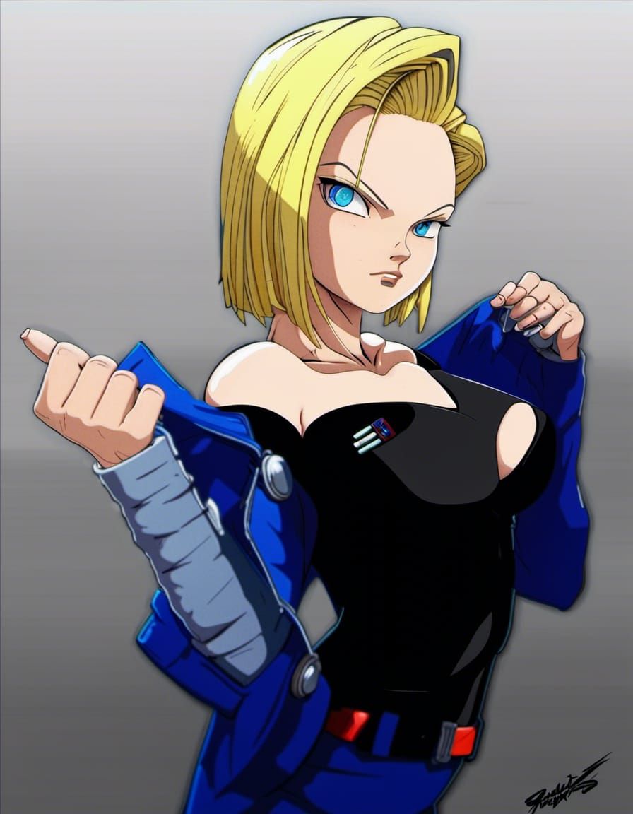 Android 18 - AI Generated Artwork - NightCafe Creator